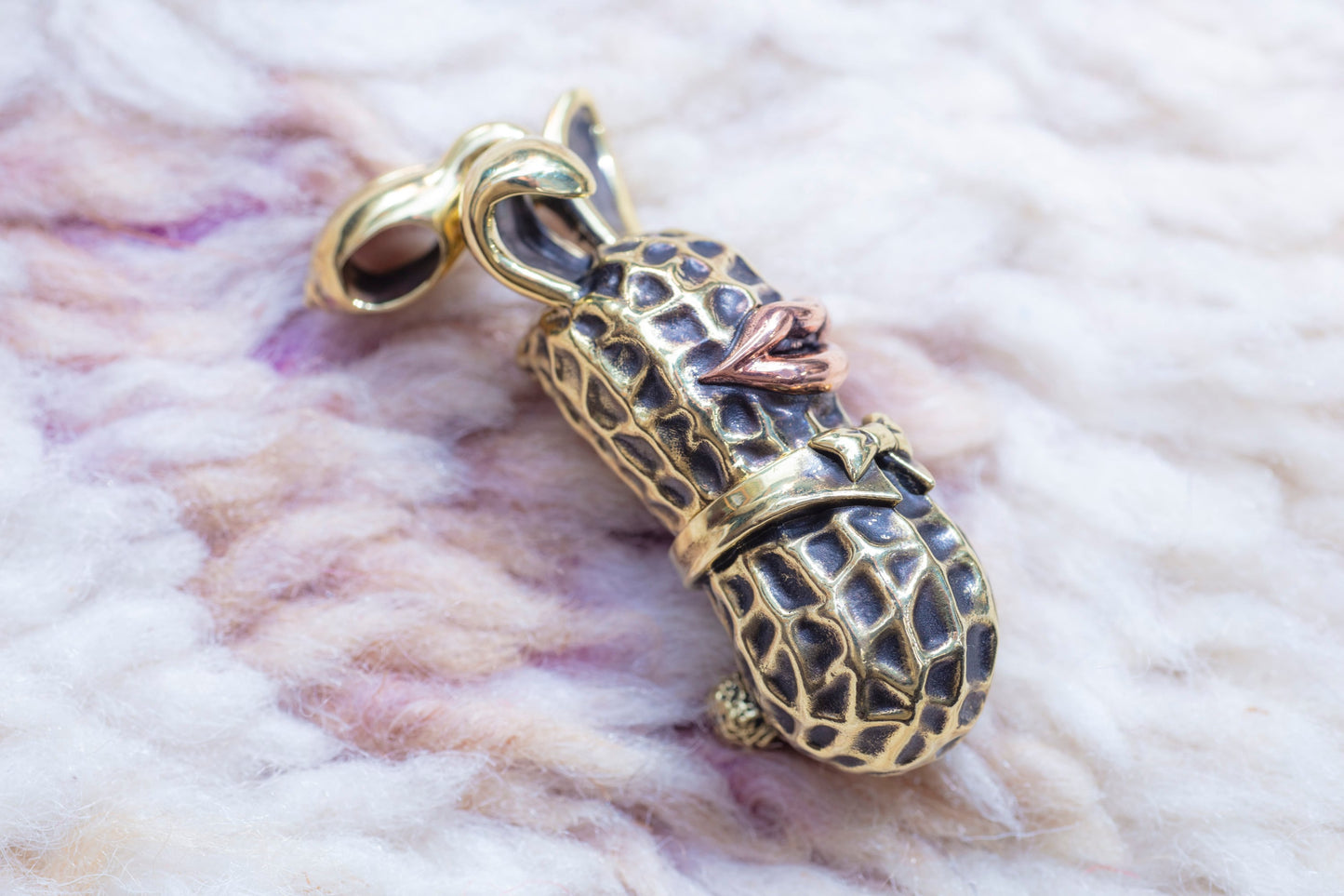 Peanuts&Co MEDIUM BUNNY PEANUTS brass x copper
