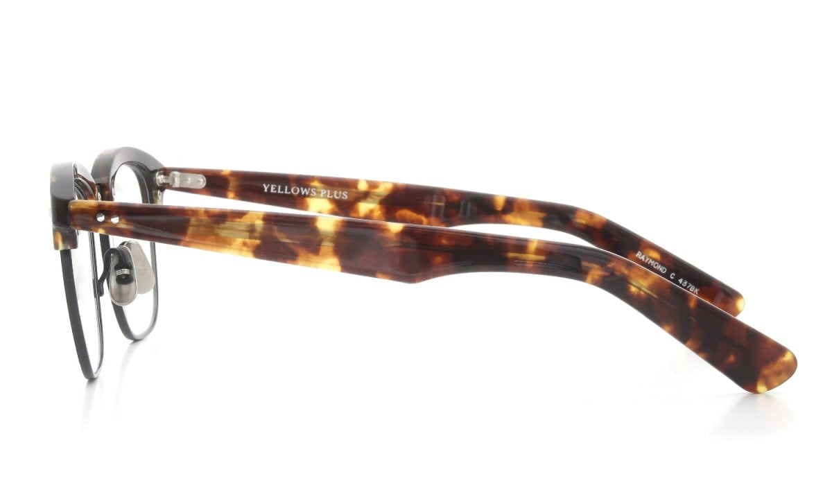 YELLOWS PLUS EYEGLASS FRAME KENT Asian Havana/Black