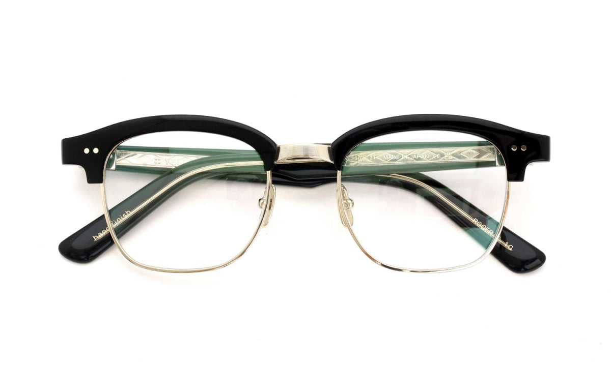 YELLOWS PLUS EYEGLASS FRAME ROGER Black Gold