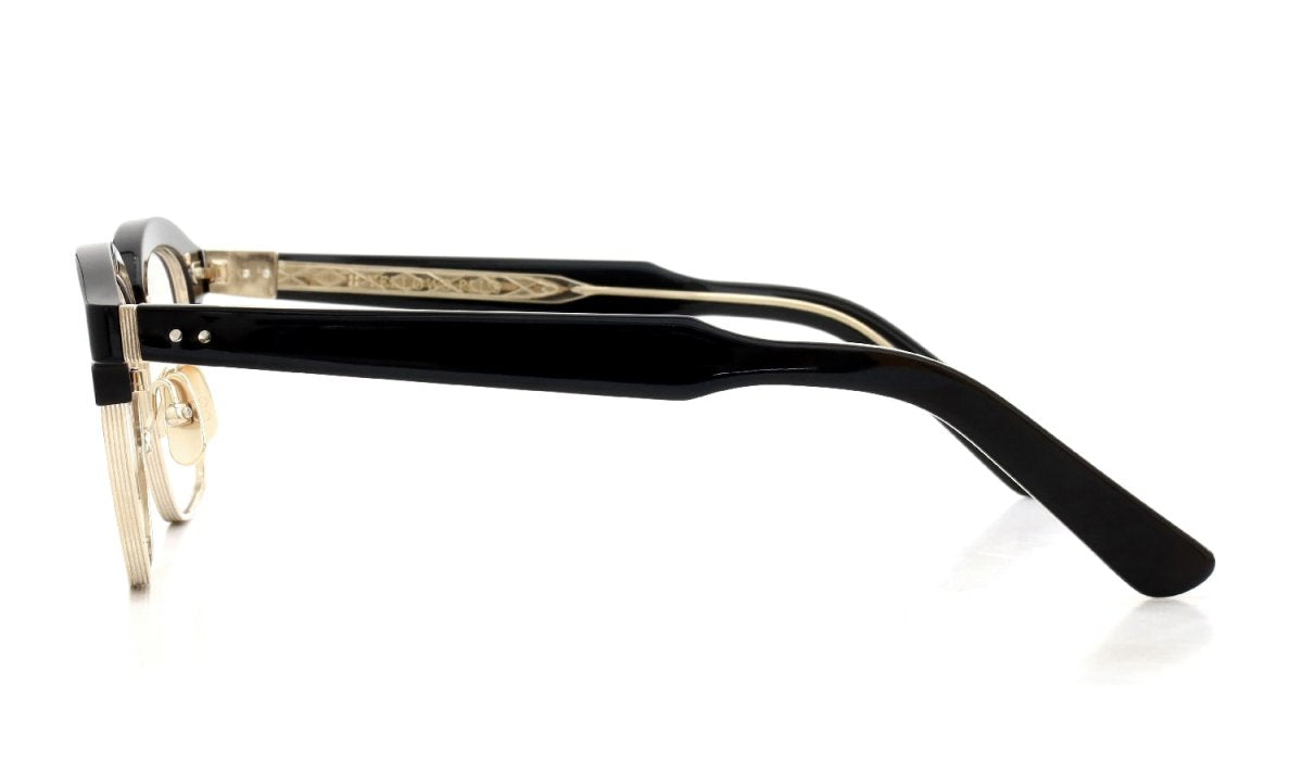 YELLOWS PLUS EYEGLASS FRAME ROGER Black Gold