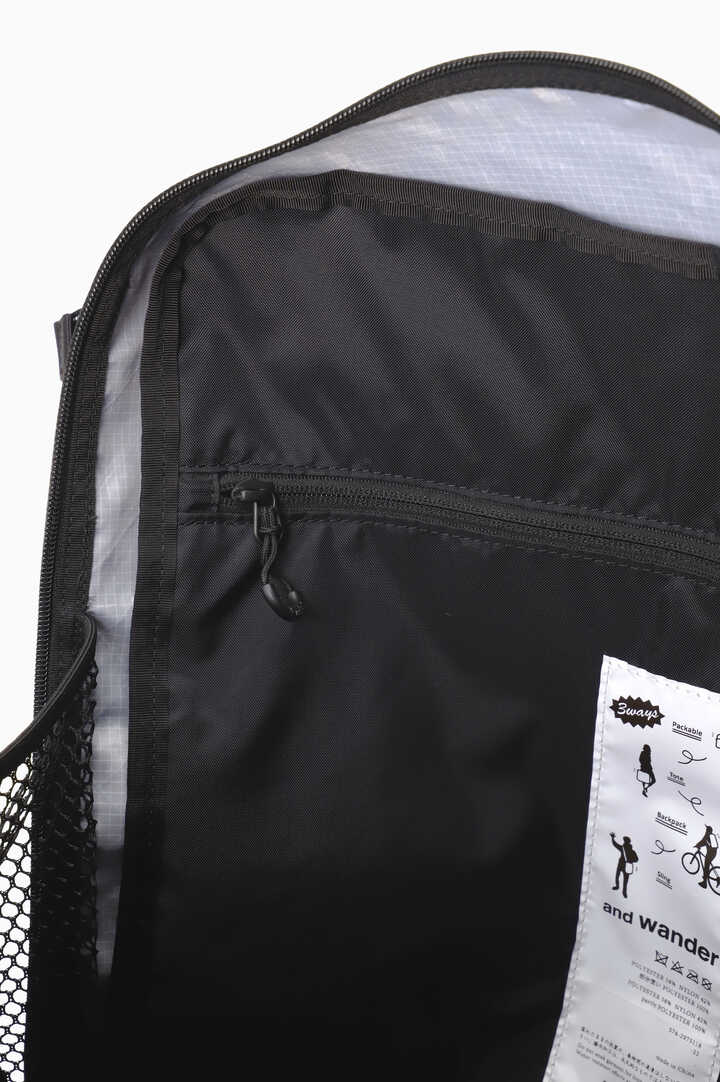 and wander ECOPAK 30L 3way tote bag