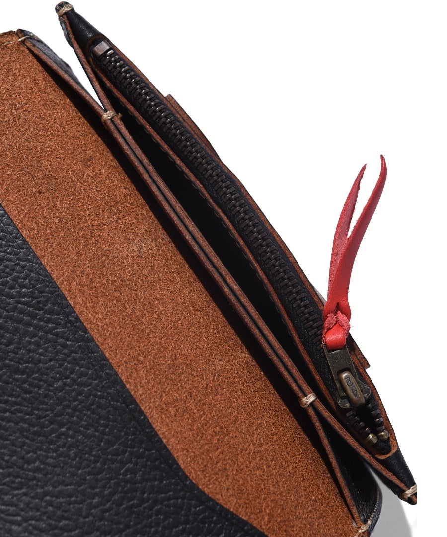 LARRY SMITH EMBOSSED TRUCKERS WALLET MIDIUM "SHELL"