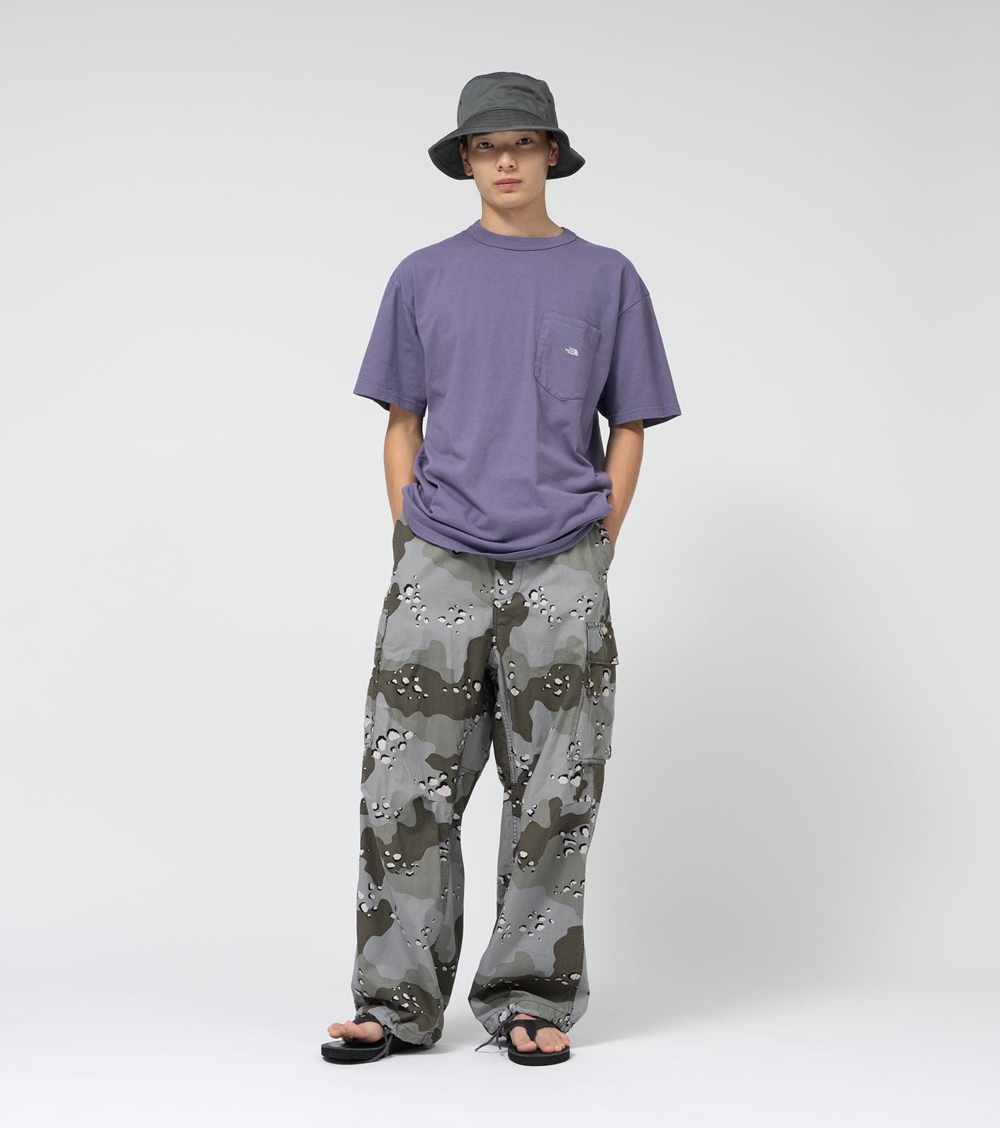THE NORTH FACE PURPLE LABEL 7oz Pocket Tee