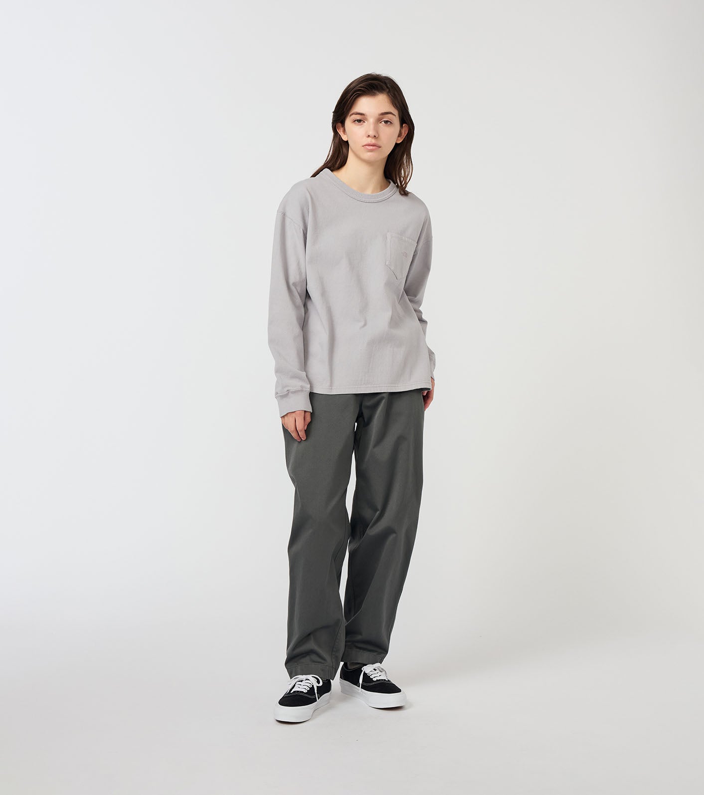 THE NORTH FACE PURPLE LABEL 8oz Field Long Sleeve Pocket Tee