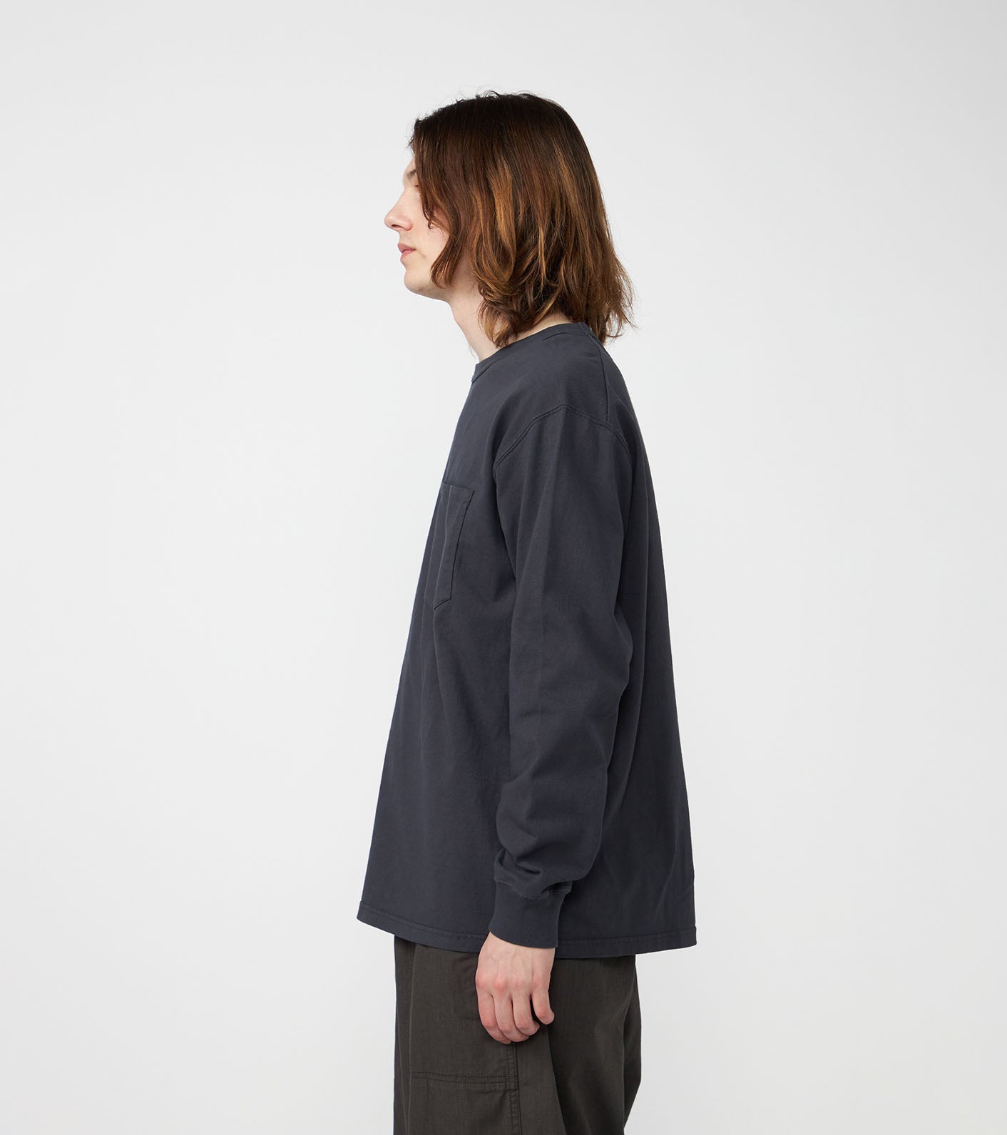 THE NORTH FACE PURPLE LABEL 8oz Field Long Sleeve Pocket Tee
