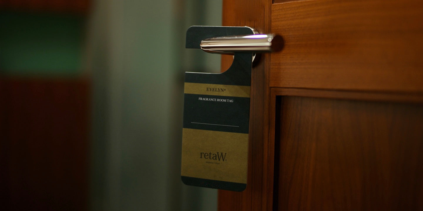 retaW Fragrance Room Tag EVELYN
