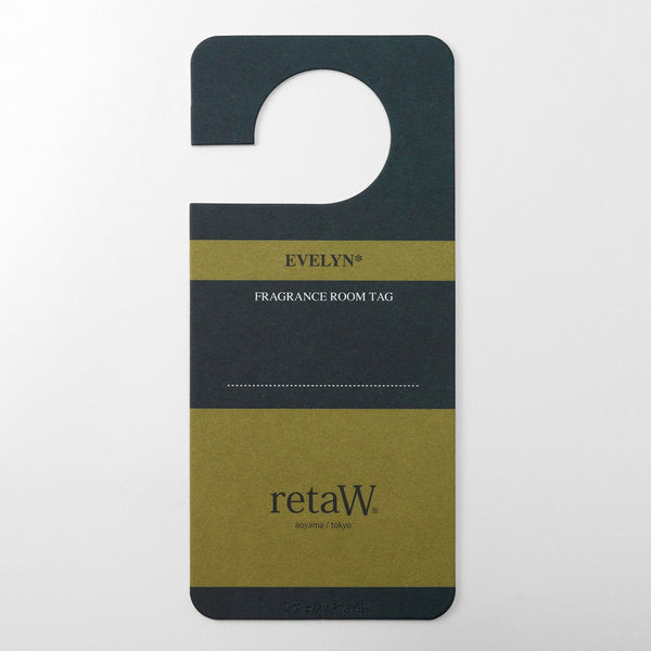 retaW Fragrance Room Tag EVELYN