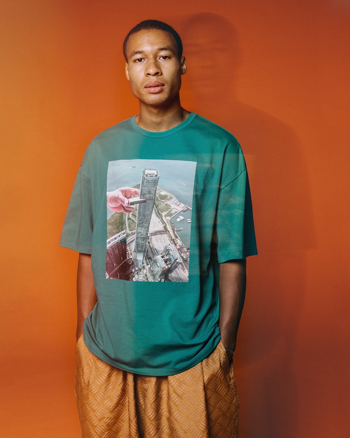 TIGHTBOOTH CHECKER PLATE BALLOON PANTS