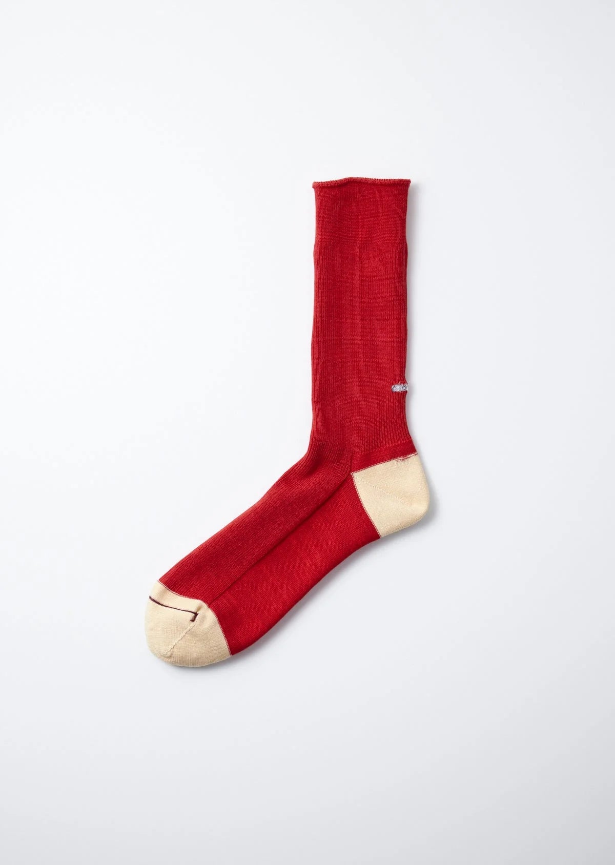 RoToTo ORGANIC COTTON & RECYCLE POLYESTER RIBBED CREW SOCKS