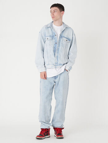 Levi's Japan SILVERTAB™ Trucker Jacket Light Indigo STONEWASH