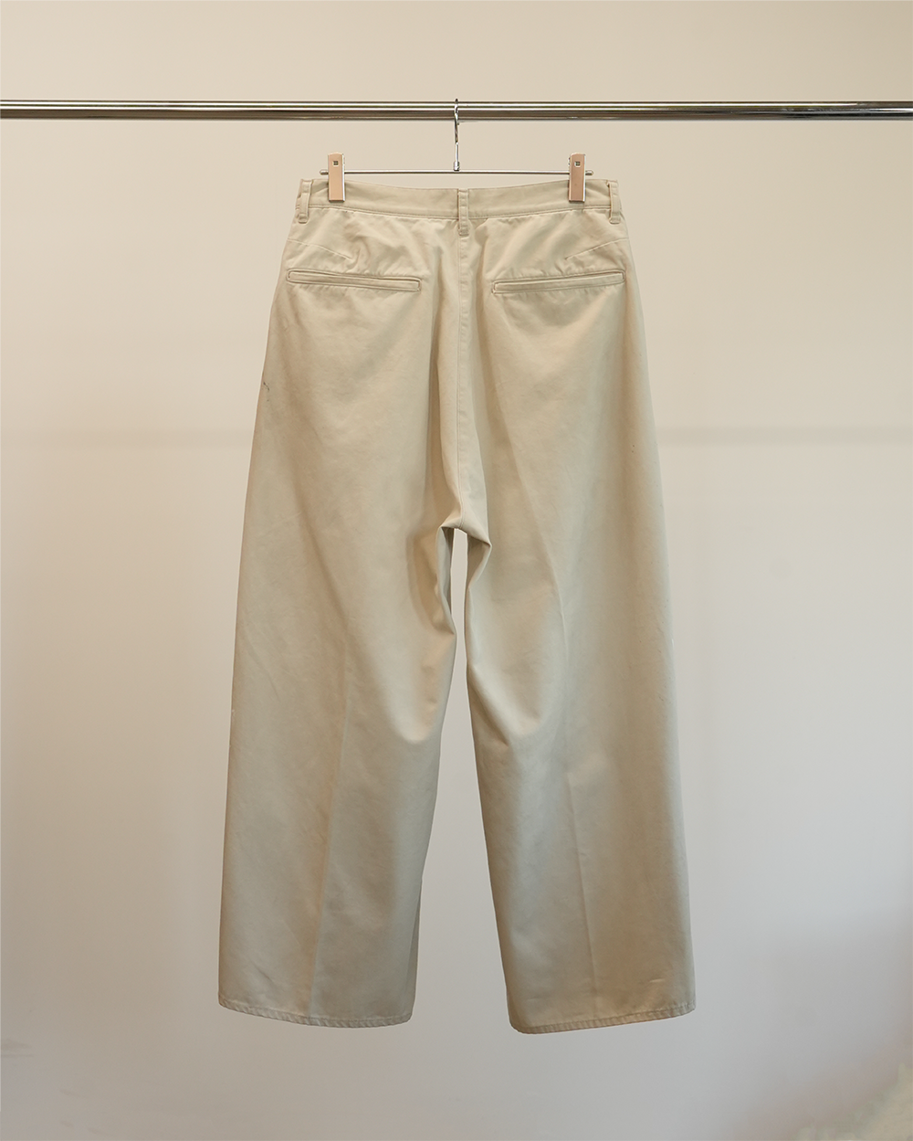 ANCELLM REMAKE WIDE CHINO TROUSERS