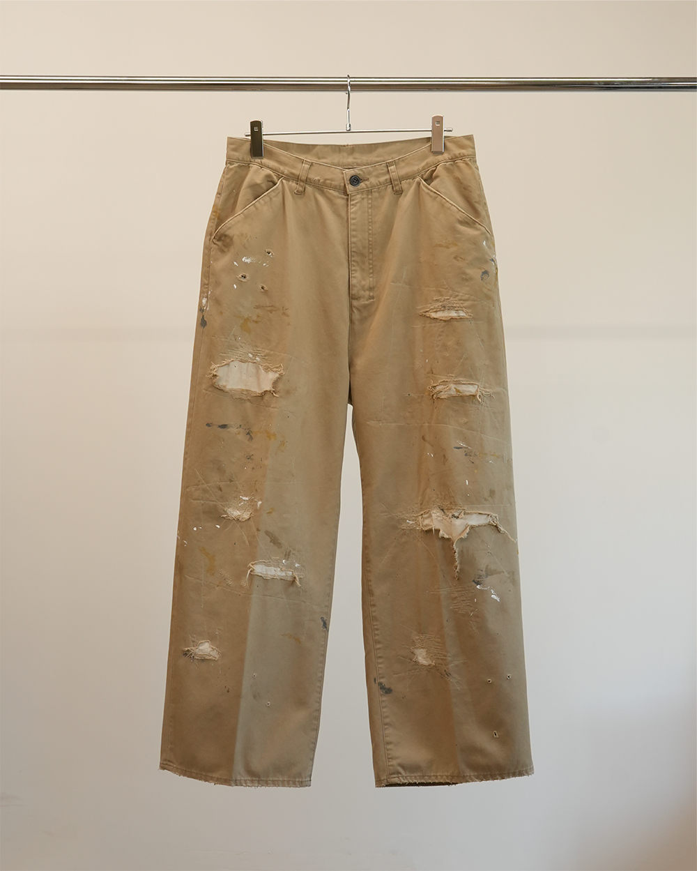 ANCELLM REMAKE WIDE CHINO TROUSERS
