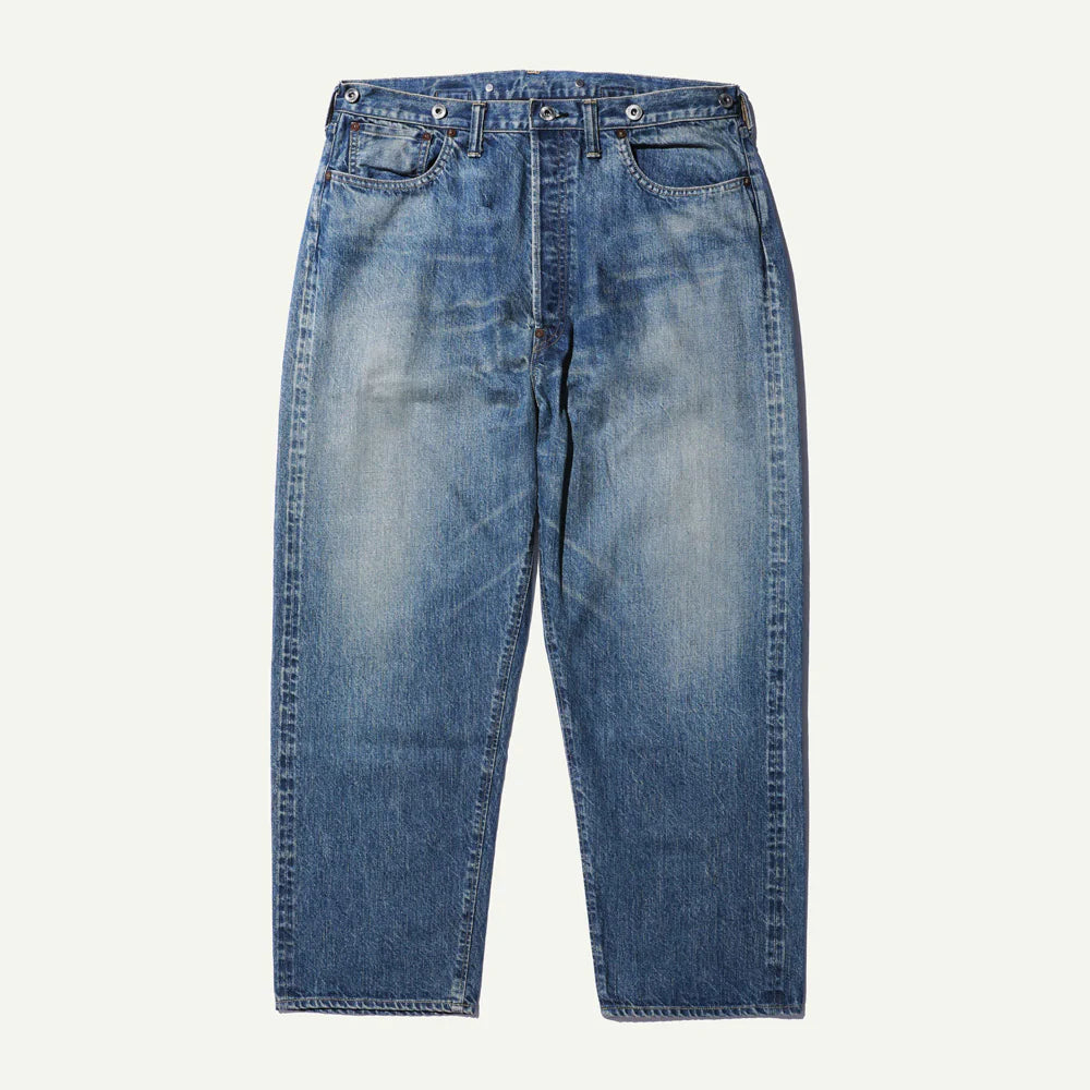 な*で様 アプレッセNo.22 Washed Wide Denim Pants A.PRESSE No.22 Washed Wide Denim Pants – unexpected store