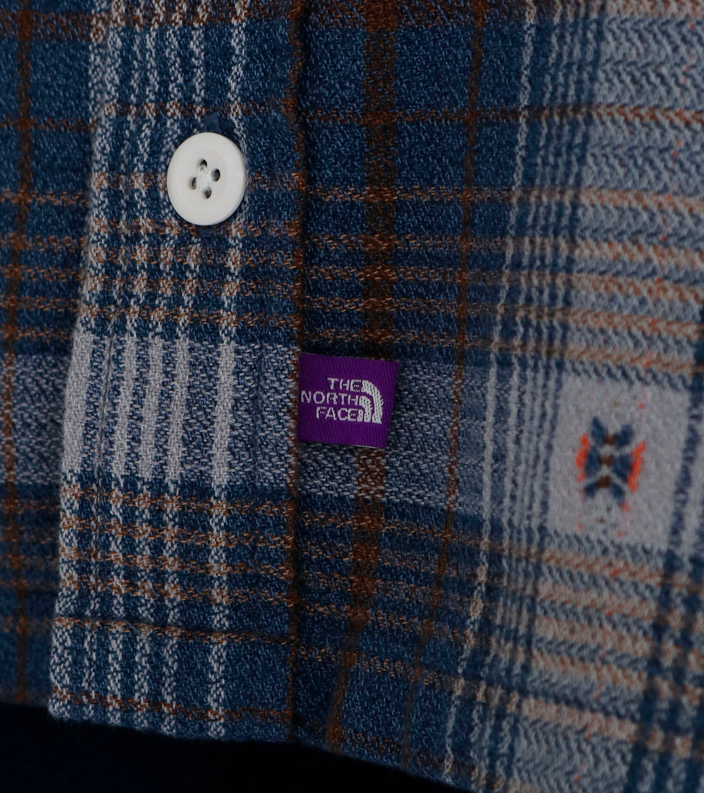 THE NORTH FACE PURPLE LABEL Amunzen Plaid Field Cropped Shirt