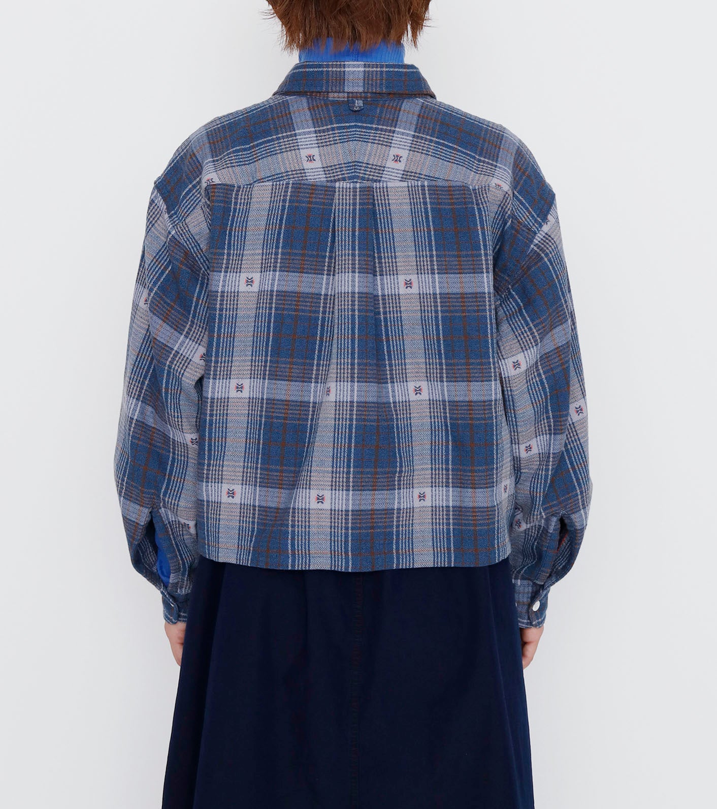 THE NORTH FACE PURPLE LABEL Amunzen Plaid Field Cropped Shirt