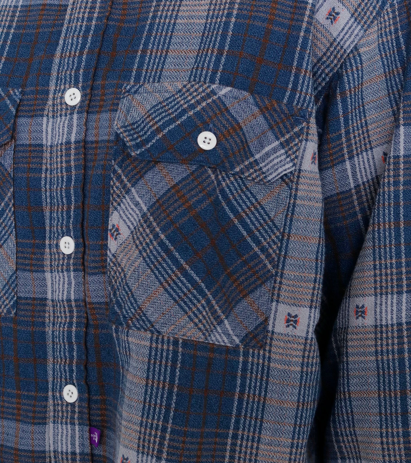 THE NORTH FACE PURPLE LABEL Amunzen Plaid Field Cropped Shirt