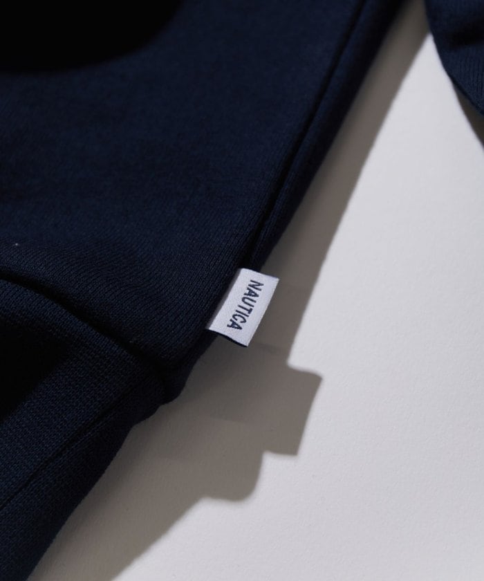 NAUTICA JAPAN Arch Logo Cadet Collar Sweatshirt