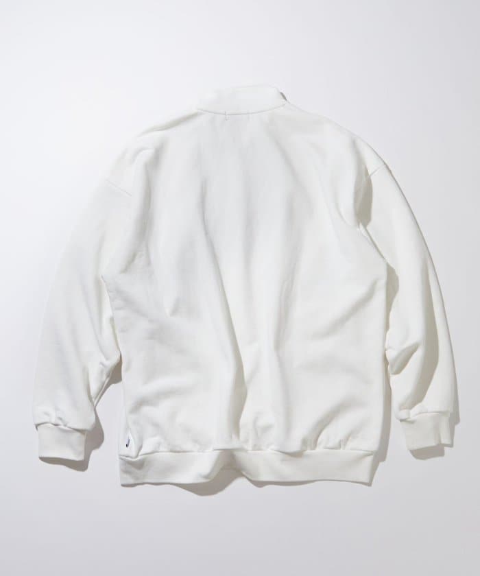 NAUTICA JAPAN Arch Logo Cadet Collar Sweatshirt