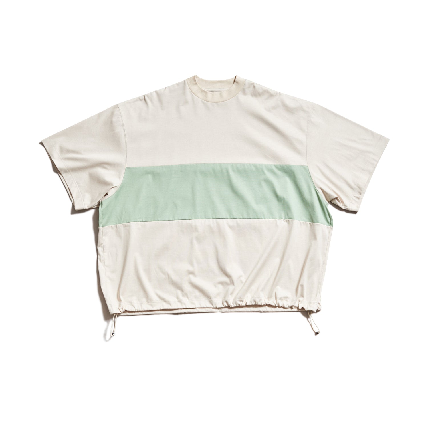 is-ness BALLOON COLOR BLOCK SHORT SLEEVE T-SHIRT