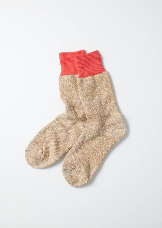 RoToTo DOUBLE FACE CREW SOCKS ”SILK & COTTON”