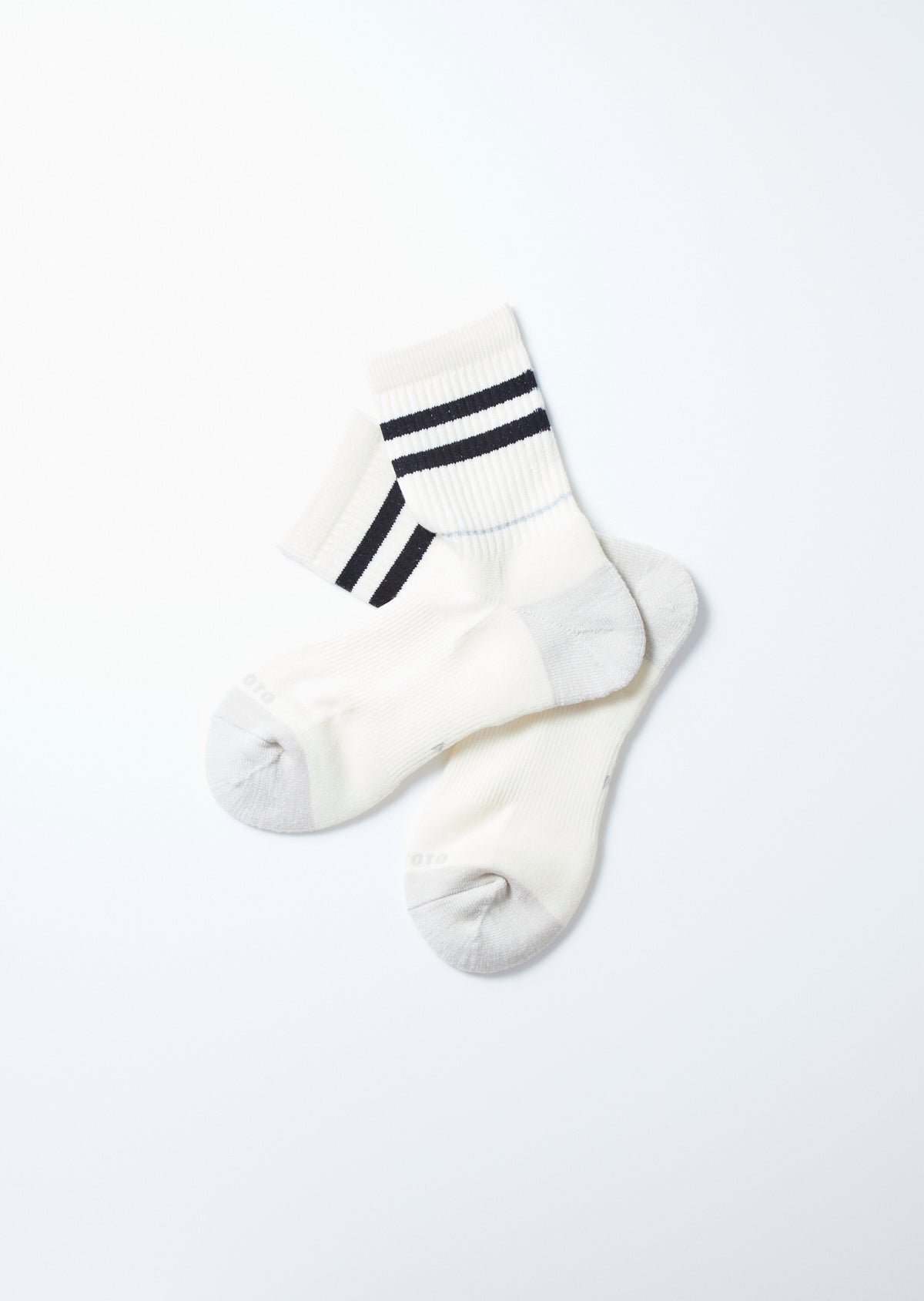 RoToTo ALLROUNDER ”2 STRIPE MERINO CREW”