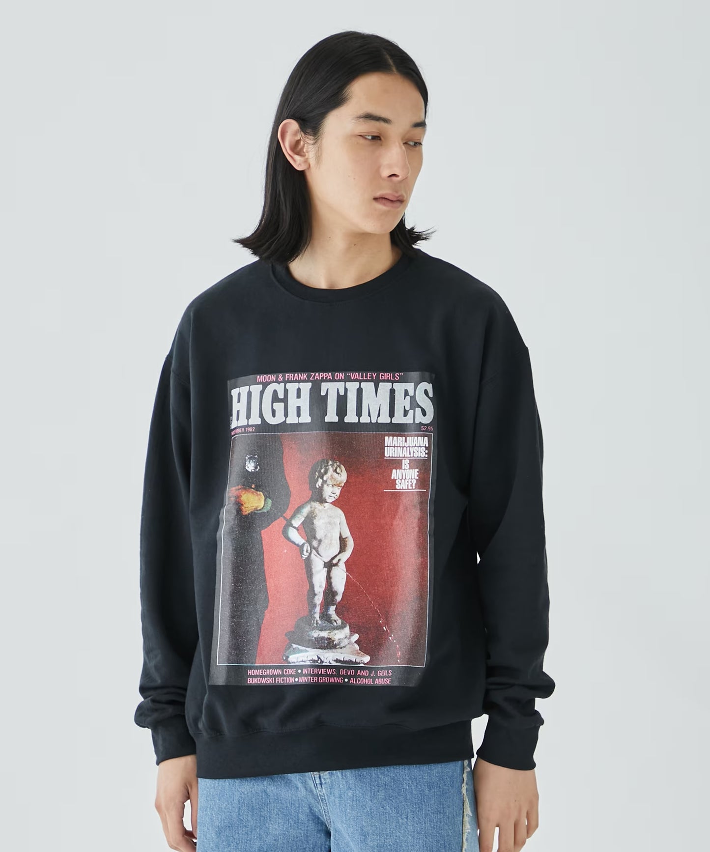 WACKO MARIA HIGHTIMES CREW NECK SWEAT SHIRT TYPE-1