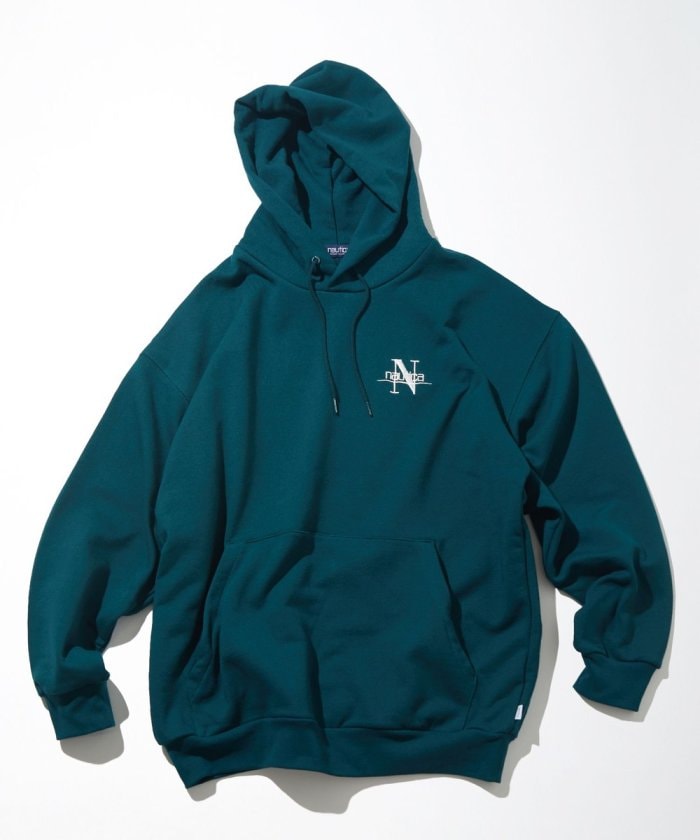 NAUTICA JAPAN Back Embroidery Logo Sweat Hoodie