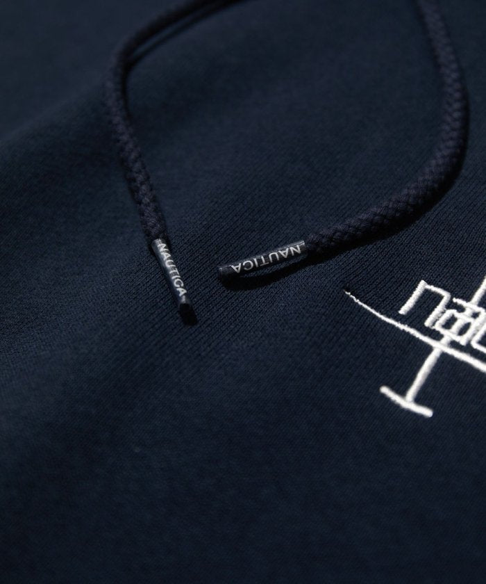 NAUTICA JAPAN Back Embroidery Logo Sweat Hoodie