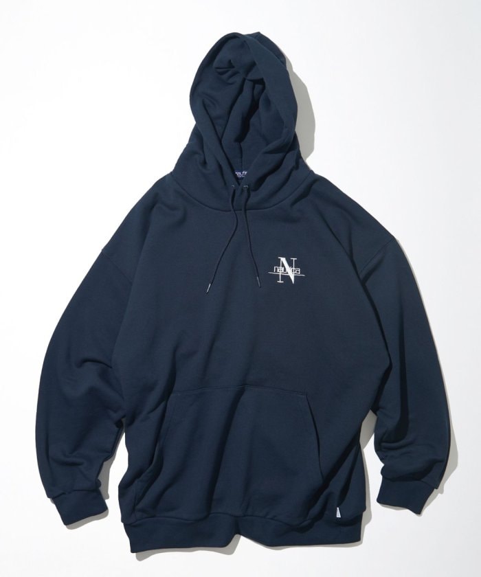 NAUTICA JAPAN Back Embroidery Logo Sweat Hoodie