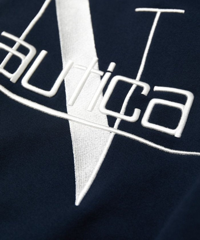 NAUTICA JAPAN Back Embroidery Logo Sweat Hoodie