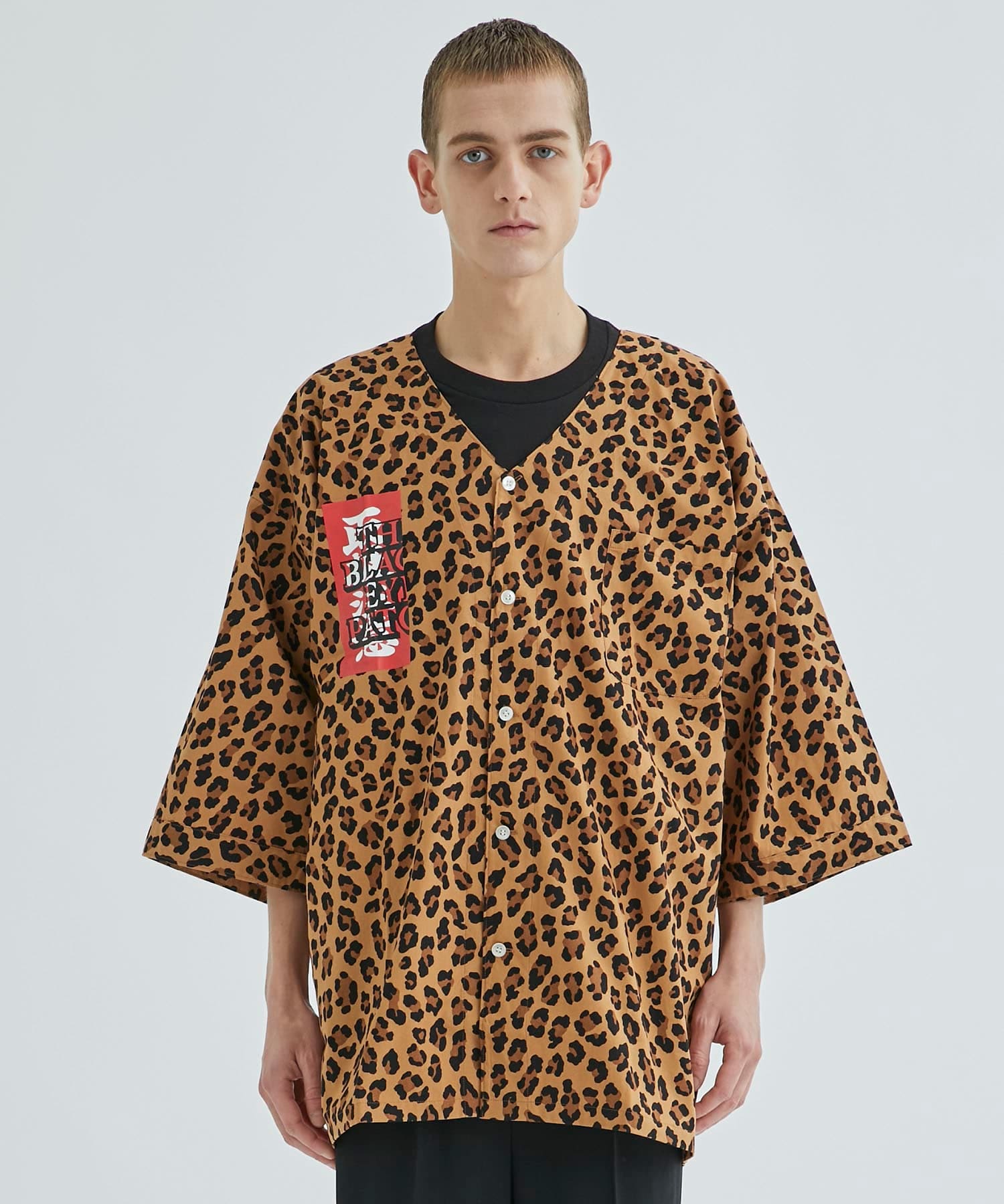 WACKO MARIA BlackEyePatch / LEOPARD DABO SHIRT