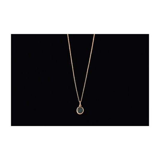 Porter Classic INTAGLIO GOLD NECKLACE BLOOD STONE