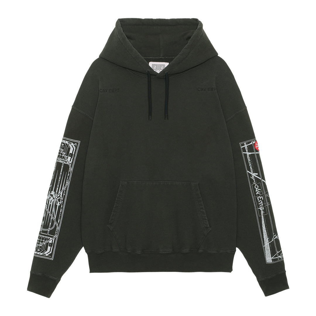 Cav Empt C.E WASHED FRAUDULENCE HOODY – unexpected store