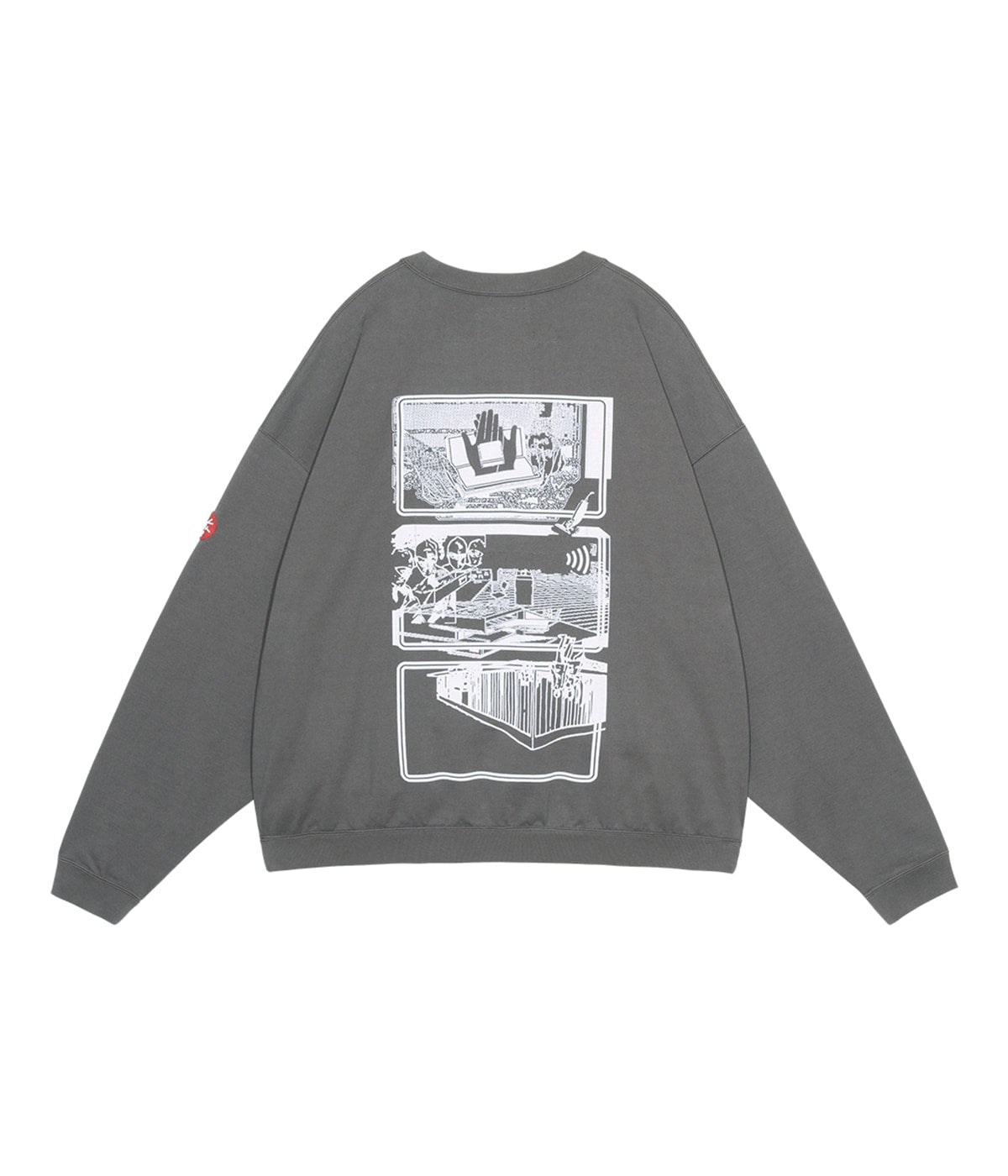 Cav Empt C.E MD Clean Room LIGHT BIG CREW NECK