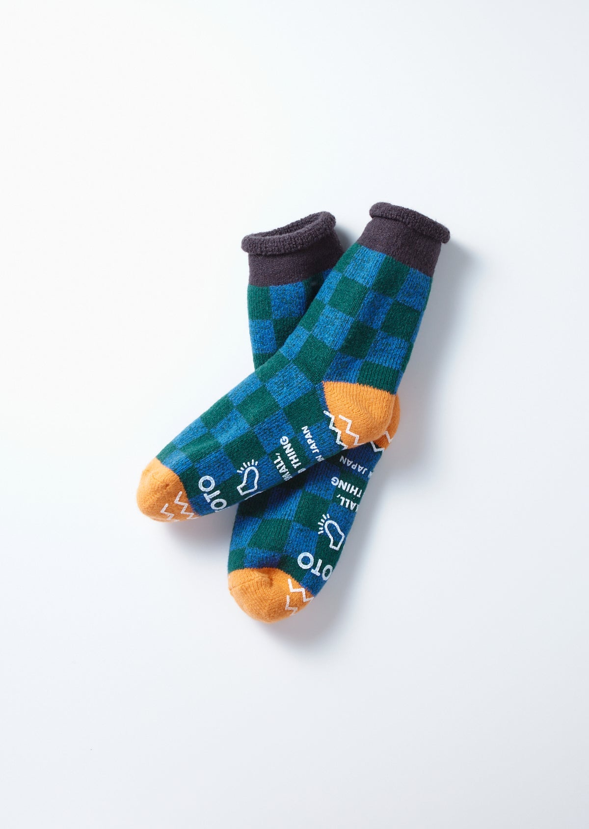 RoToTo PILE ROOM SOCKS ”CHECKERBOAD”