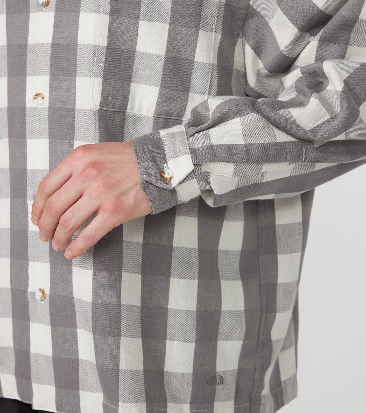 THE NORTH FACE PURPLE LABEL Checkerboard Field Open Collar Shirt