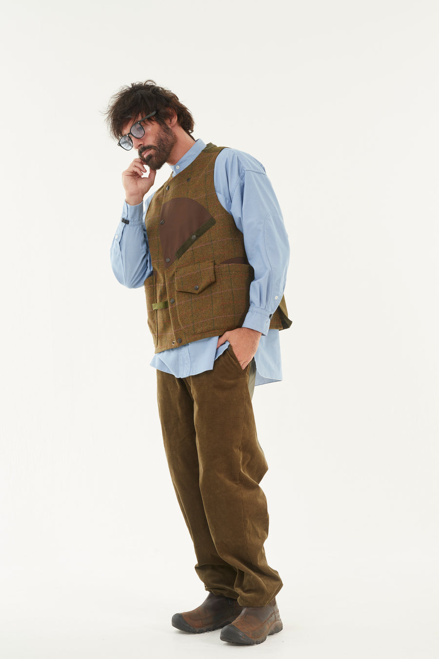 norbit by Hiroshi Nozawa Corduroy Wide Tapered Pants