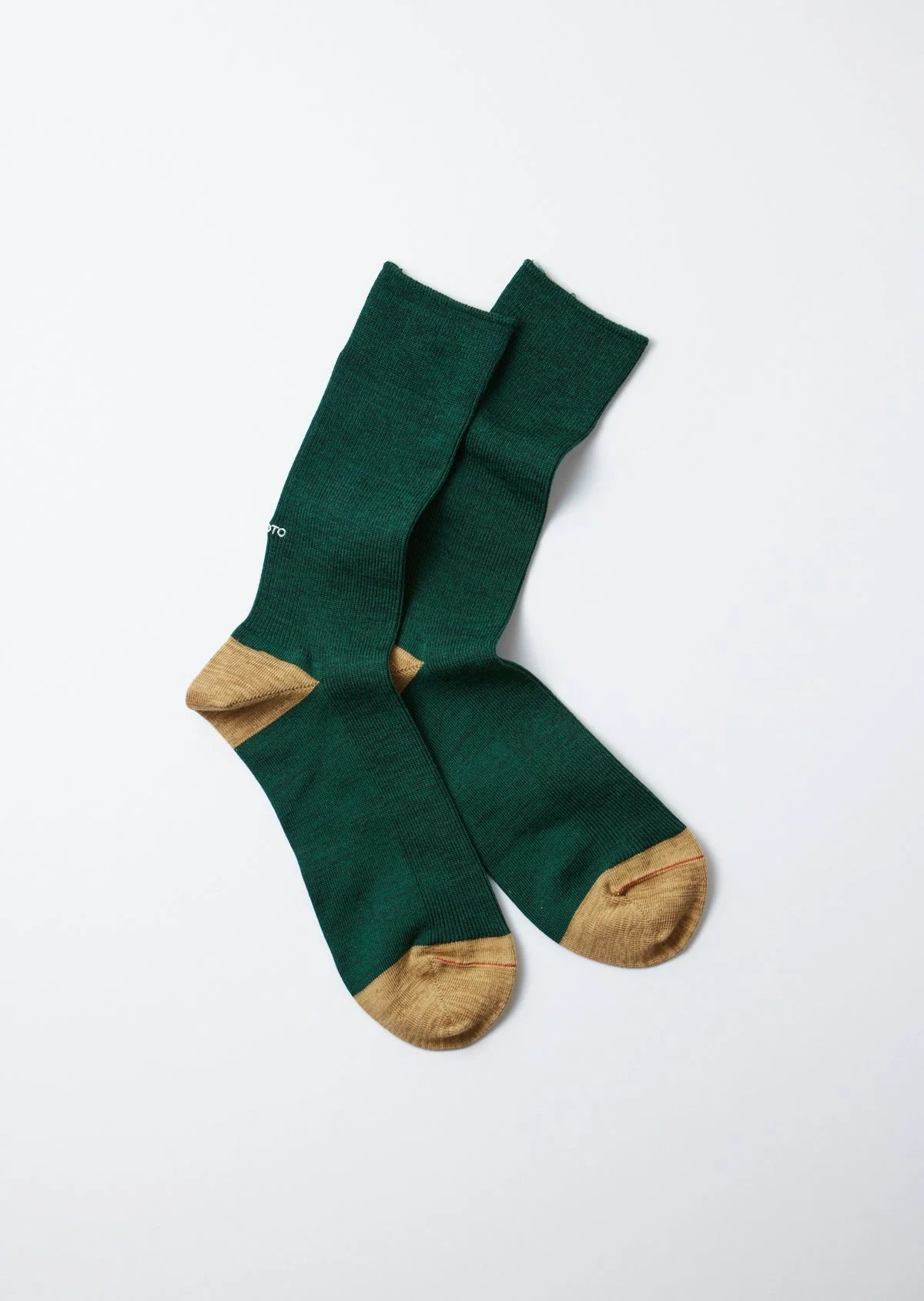 RoToTo ORGANIC COTTON & RECYCLE POLYESTER RIBBED CREW SOCKS