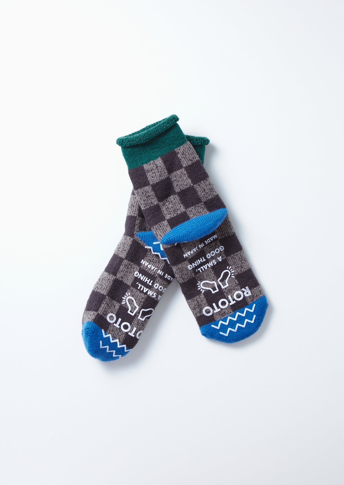 RoToTo PILE ROOM SOCKS ”CHECKERBOAD”