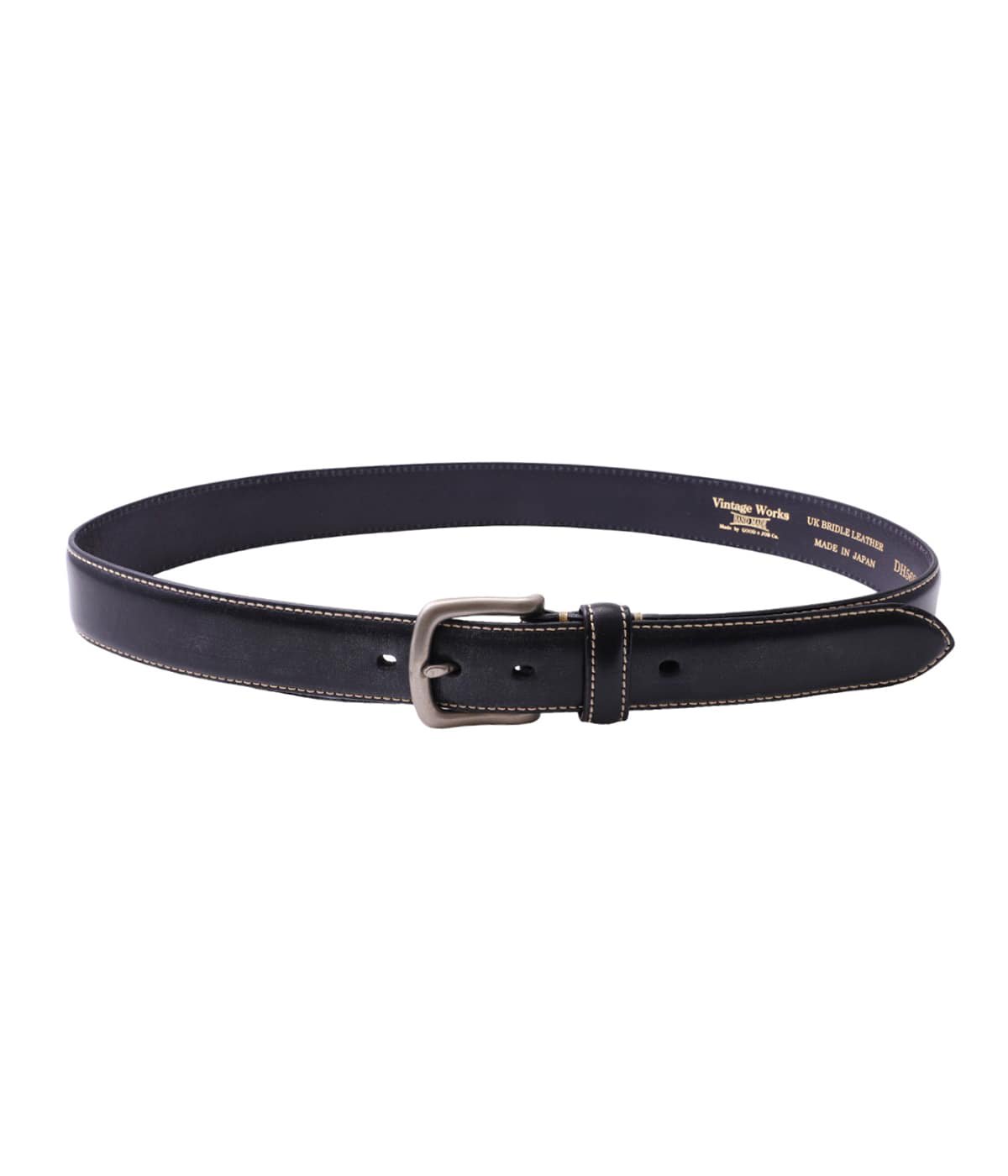 Vintage Works HAND MADE LEATHER BELT DH5689 Dark Brown