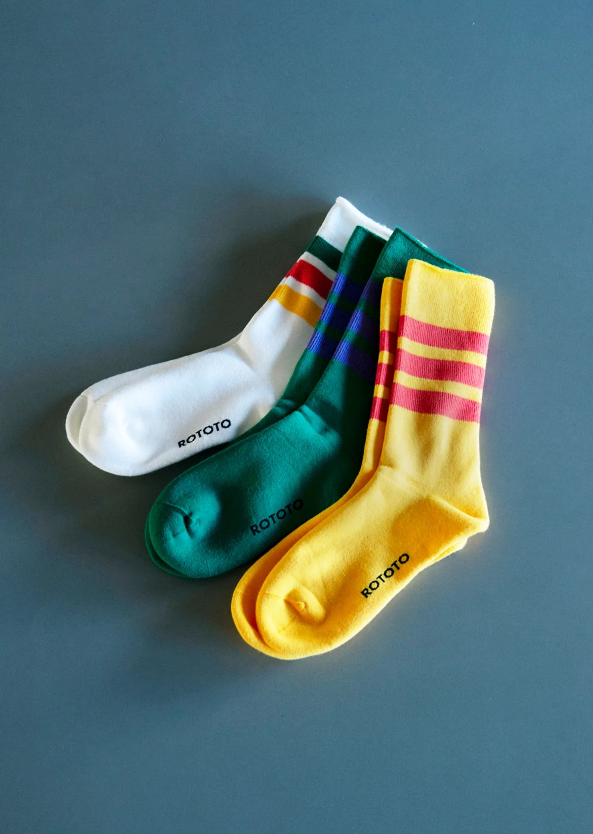 SOFT PILE STRIPED SOCKS