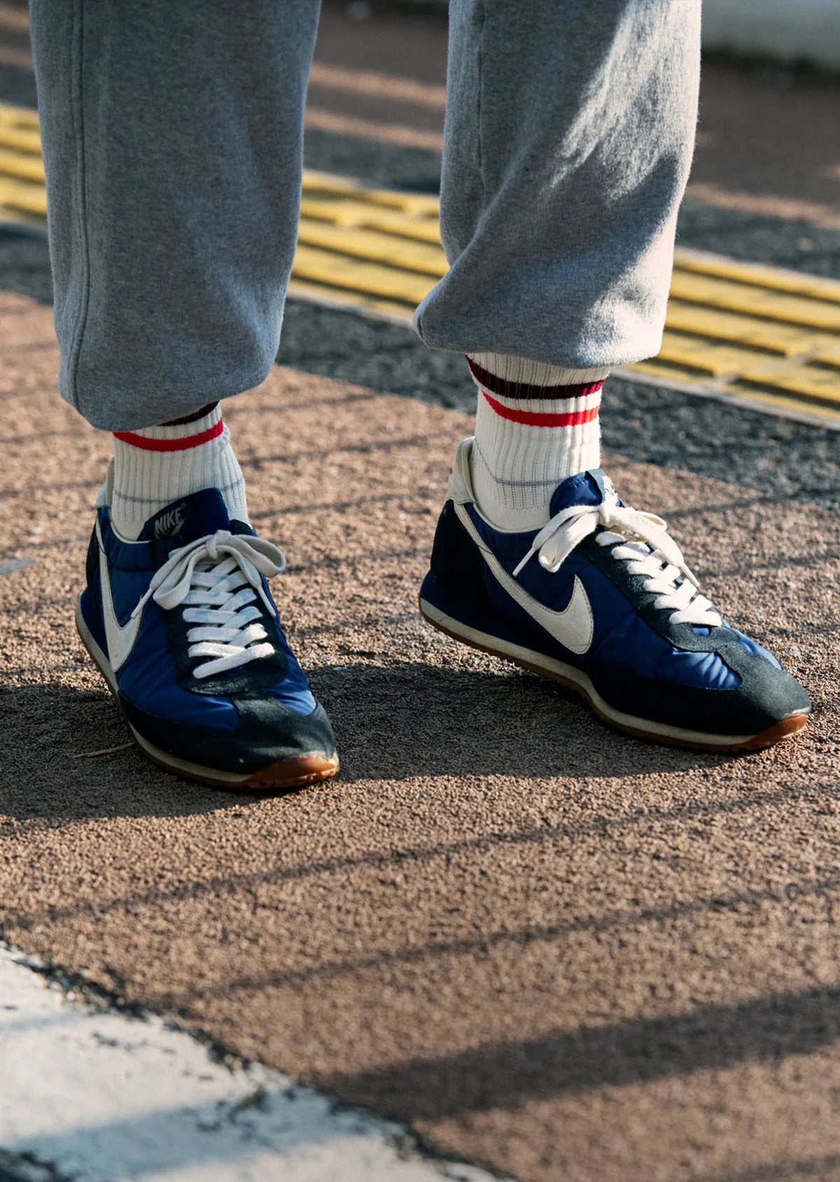 RoToTo ALLROUNDER ”2 STRIPE MERINO CREW”