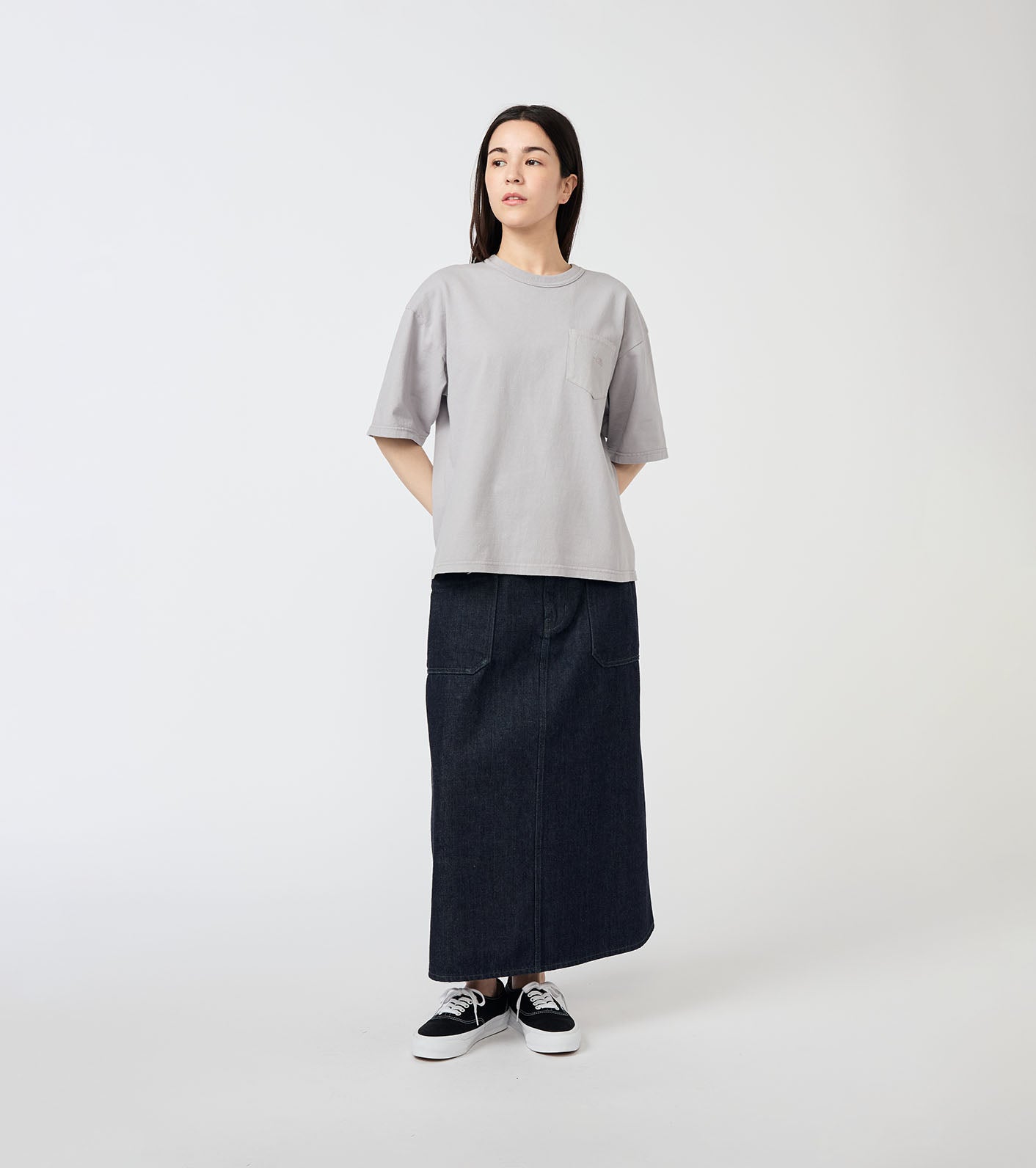 THE NORTH FACE PURPLE LABEL Denim Field Skirt
