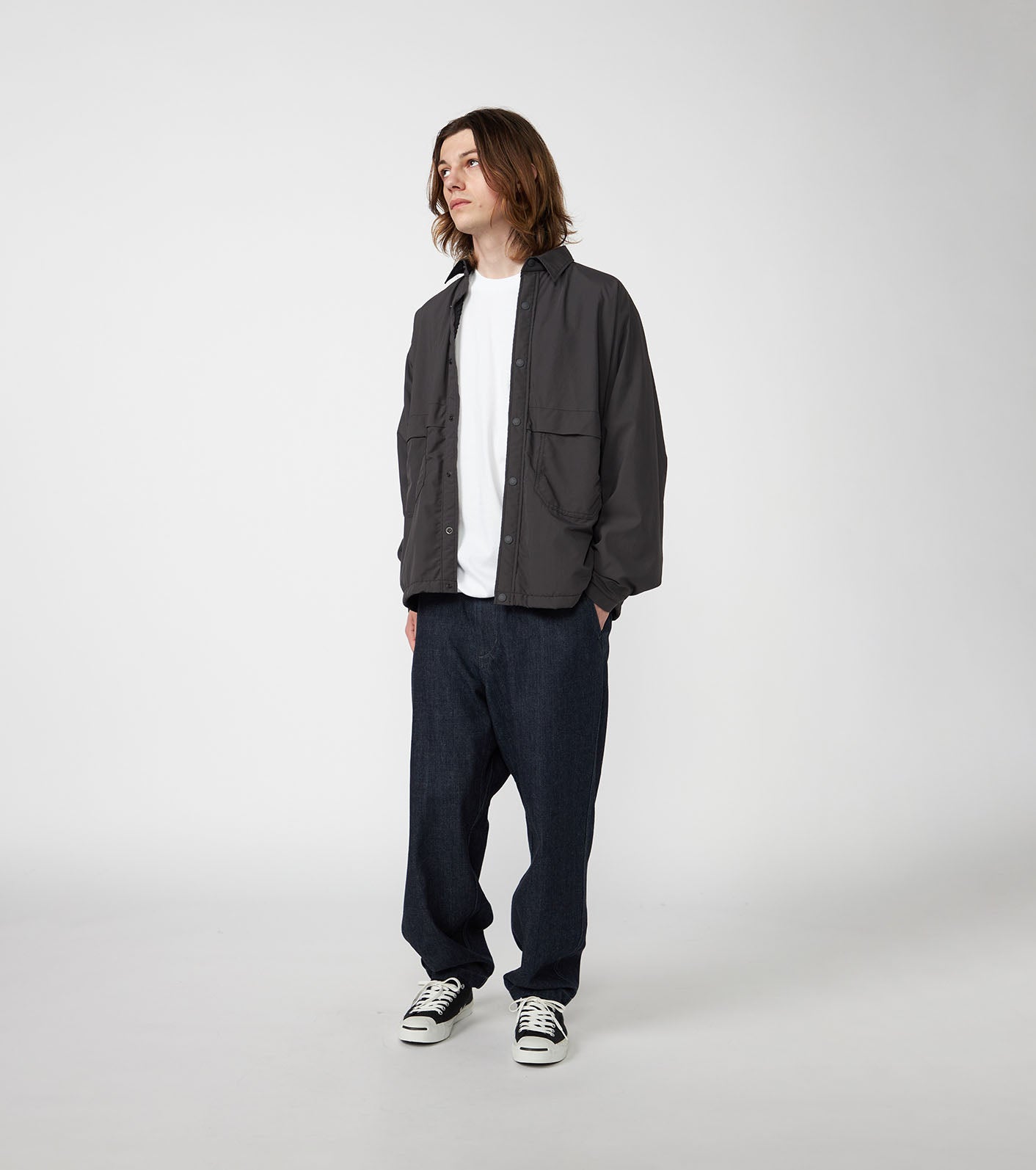 THE NORTH FACE PURPLE LABEL Denim Wide Tapered Field Pants
