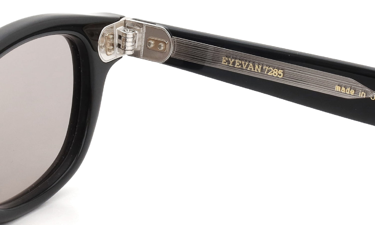 EYEVAN7285 SUNGLASSES 351 C.112 MAT BLACK GM LT.GRY