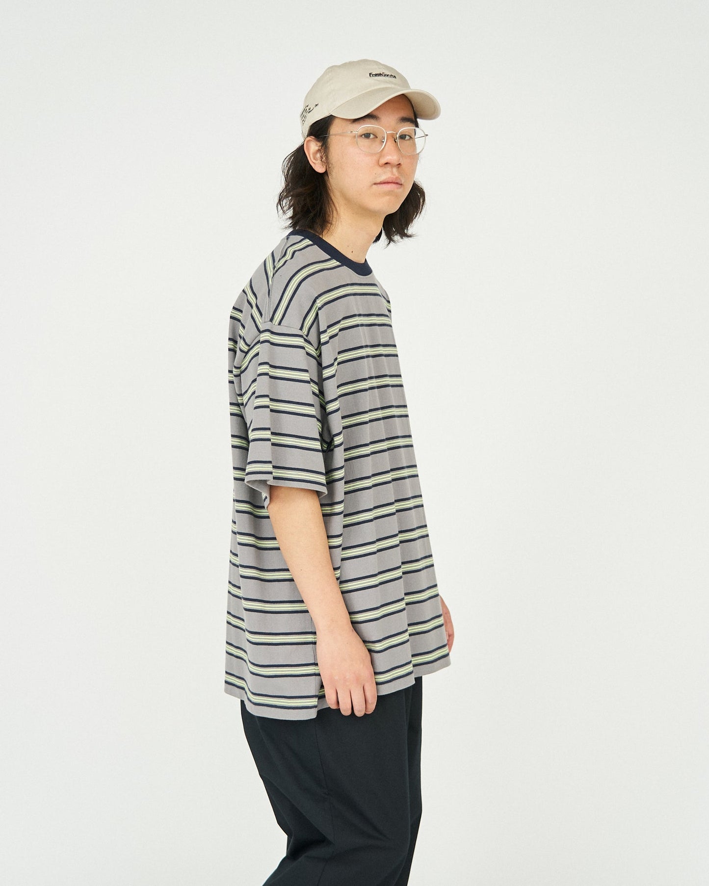 FreshService MULTI BORDER S/S TEE