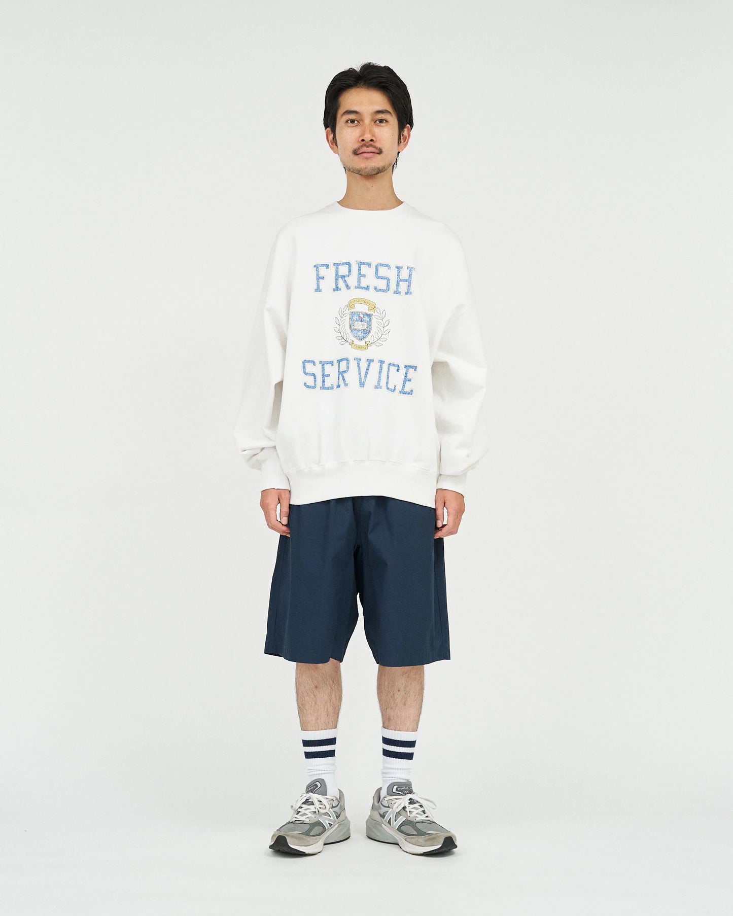 FreshService LIGHT OZ CREW NECK SWEAT “COLLEGE”