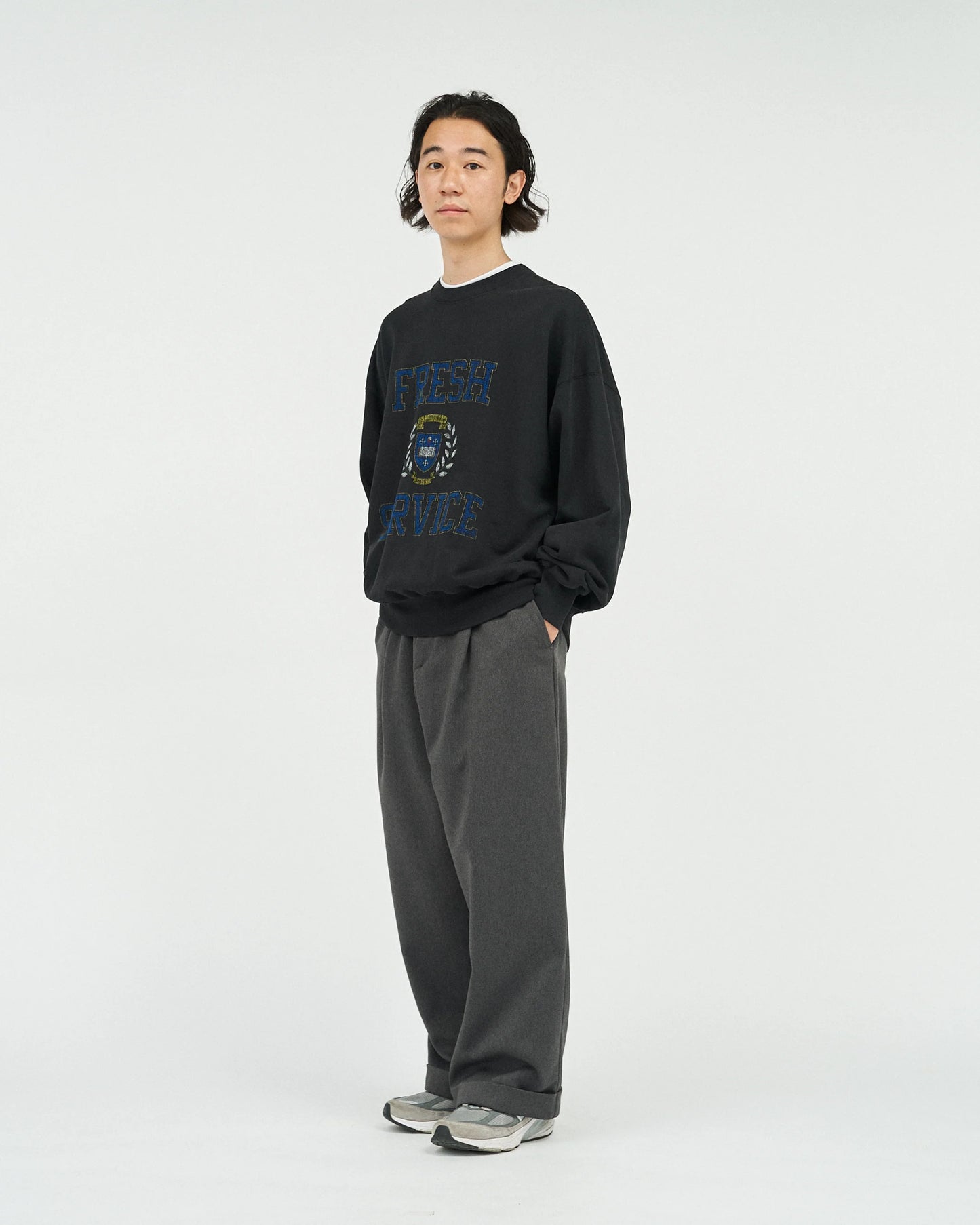 FreshService LIGHT OZ CREW NECK SWEAT “COLLEGE”