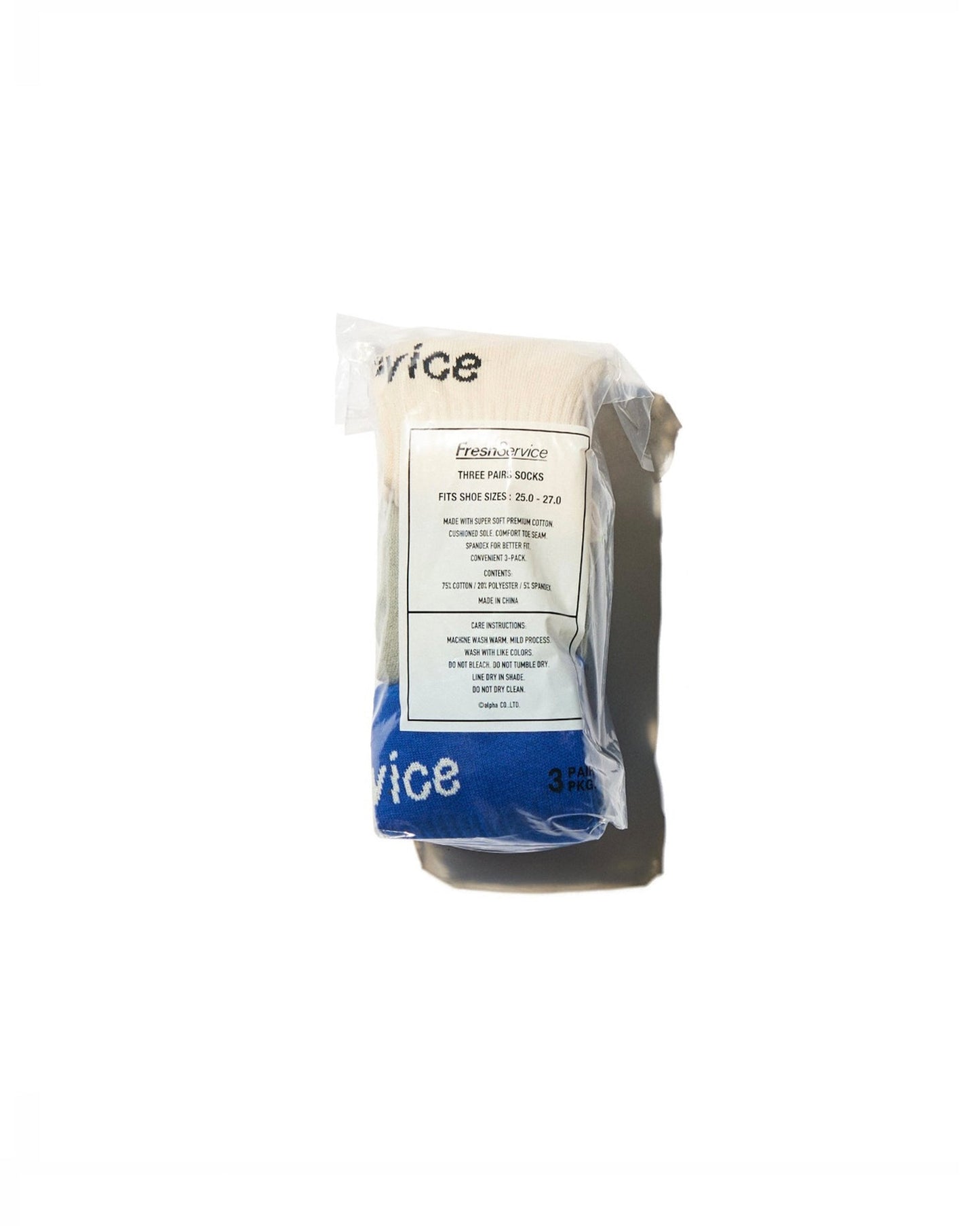 FreshService SIGNATURE 3-PACK SOCKS