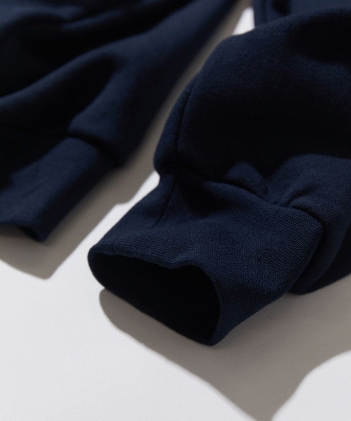 NAUTICA JAPAN Felt Patch Arch Logo Full Zip Sweat Hoodie